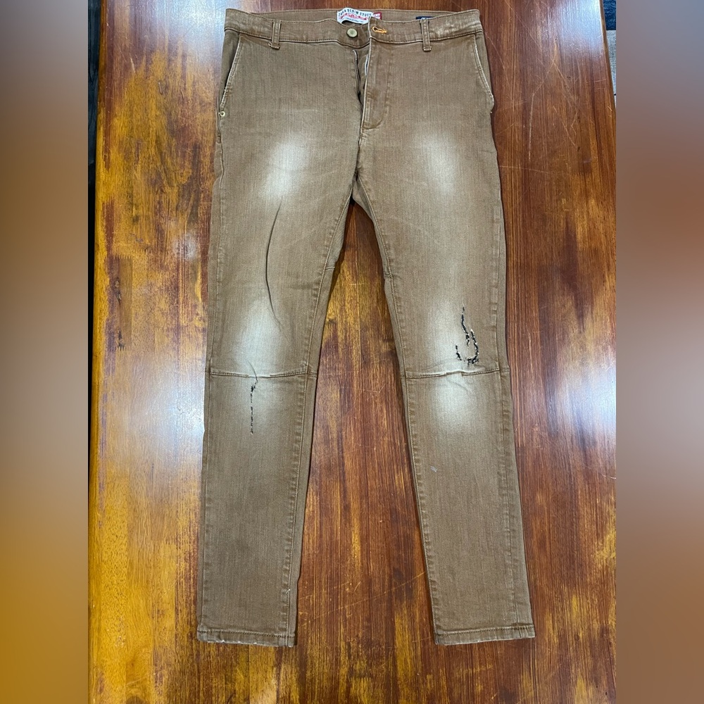 Zara Brown Skinny Jeans with Stretch Fit